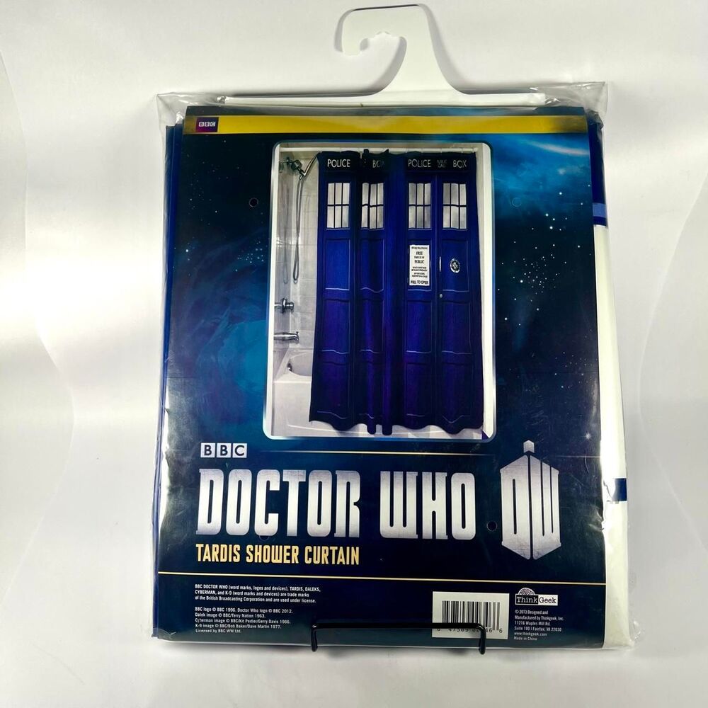Doctor Who TARDIS Shower Curtain